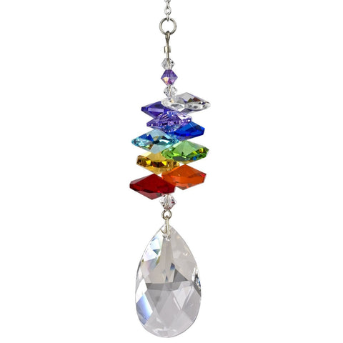 Crystal Rainbow Cascade - Almond