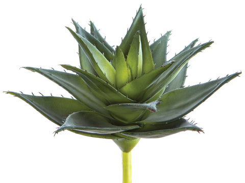 Faux Soft Touch Agave Plant Green - 8.5 inch