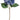 Faux Hydrangea Spray Blue Helio - 27 inch