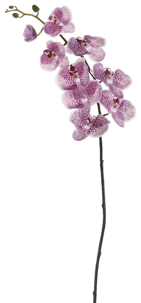 Faux Phalaenopsis Orchid Spray Two Tone Violet - 42 inch