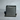 Cube Pot With Detached Saucers, Matte Cool Grey - 4.5" X 3.5"
