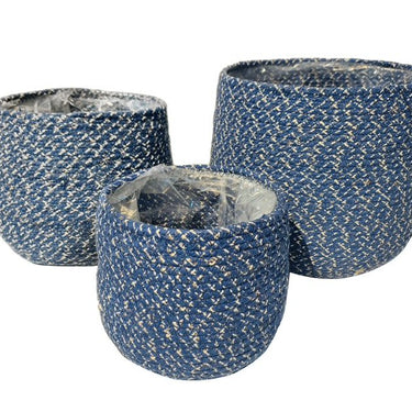 Jute Navy Basket