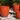 Milano Cone Planter, Mandarin - 18" X 19.5"