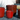 Good Earth Bucket Planter, Tropical Red - 14.5" X 14.5"