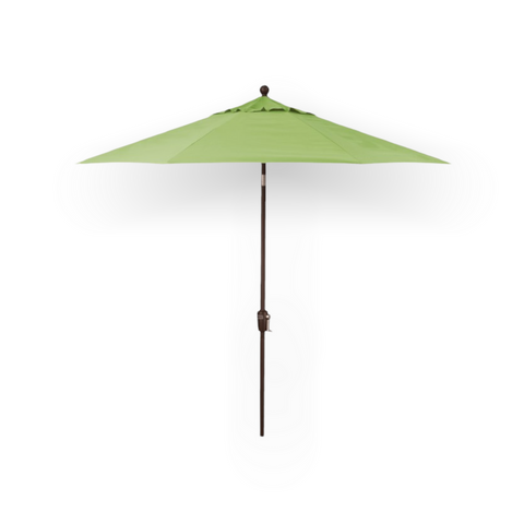 9' Push Button Tilt Umbrella, Bronze Frame - Kiwi