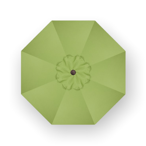 9' Push Button Tilt Umbrella, Bronze Frame - Kiwi