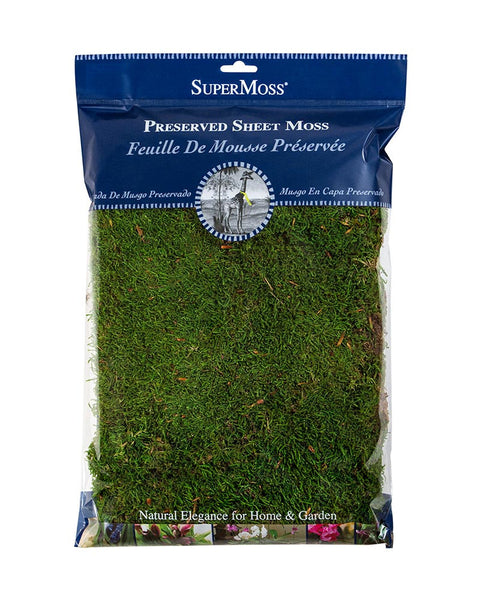 SuperMoss Preserved Sheet Moss Green - 8 oz – Armstrong Garden Centers
