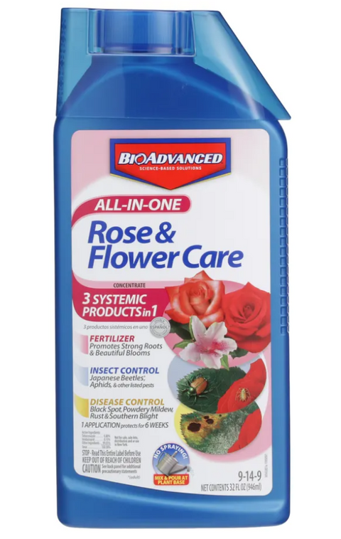 Bayer All-In-One Rose & Flower Care Concentrate - 32 Oz