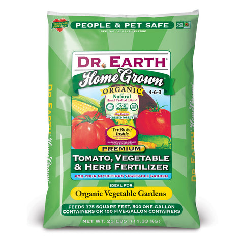 Dr. Earth Home Grown Tomato, Vegetable & Herb Fertilizer - 25 Lb