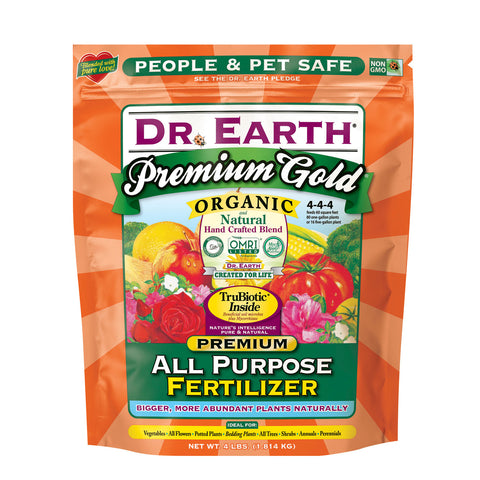 Dr. Earth Premium Gold All Purpose Fertilizer - 4 Lb