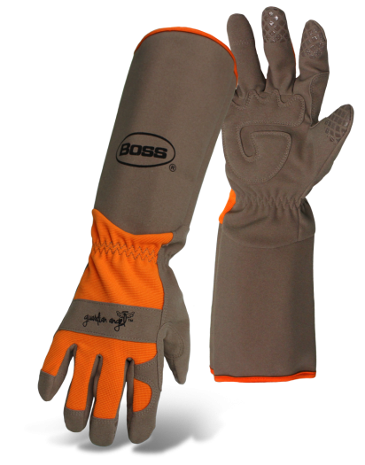 Boss® Guardian Angel Extended Sleeve Ladies' Garden Gloves  - Orange