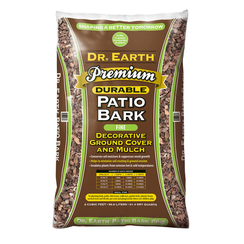 Dr. Earth Premium Small Deco Bark - 2 cf