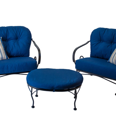 Brantley Blue Deep Seating Set - 3 Piece