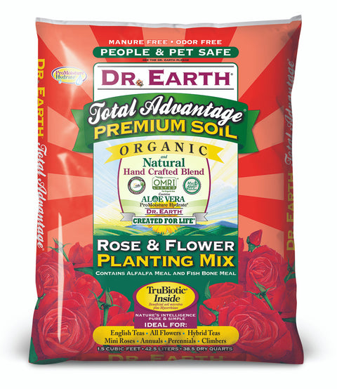 Dr. Earth Advantage Rose & Flower Planting Mix - 1.5 cf