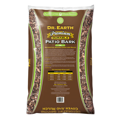 Dr. Earth Premium Small Deco Bark - 2 cf