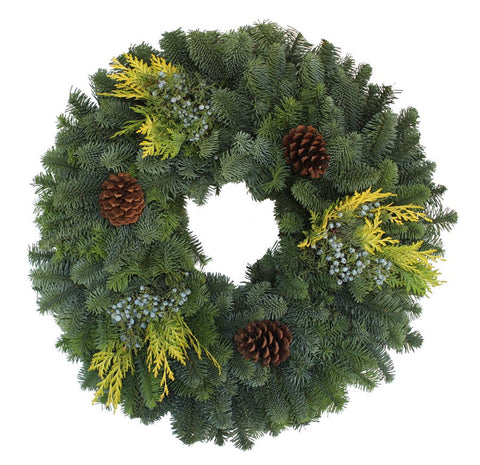 Fresh Christmas Wreaths & Greens