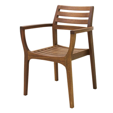 Eucalyptus Danish Stacking Arm Chair