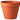 Glazed Ceramic Terra Cotta Standard Pot - 6 inch