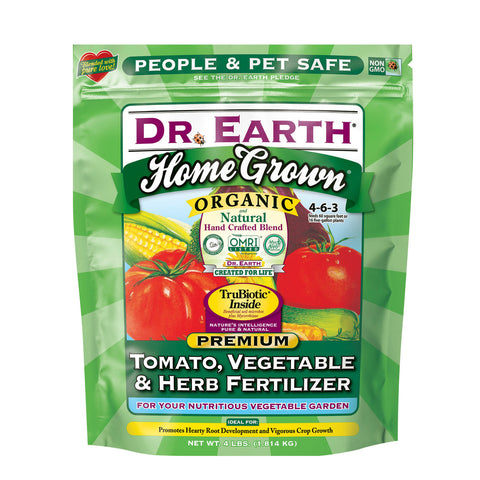 Dr. Earth Home Grown Tomato, Vegetable & Herb Fertilizer - 4 Lb