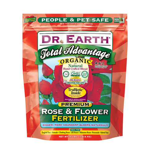 Dr. Earth Total Advantage Rose and Flower Fertilizer - 4 Lb