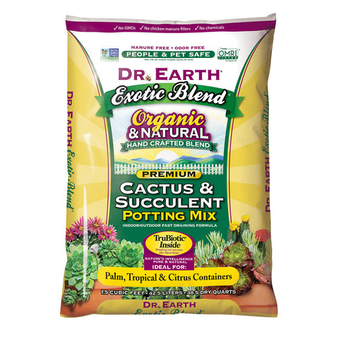 Dr. Earth Cactus & Succulent Potting Mix - 1.5 cf