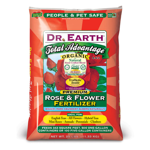 Dr. Earth Total Advantage Rose and Flower Fertilizer - 25 Lb