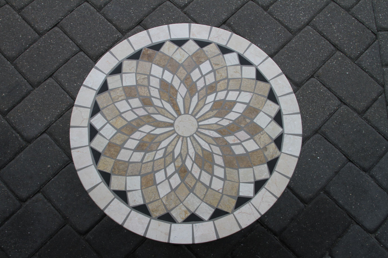 Spanish Marble Accent Table - Thumbnail 2