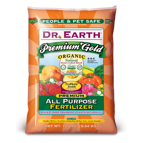 Dr. Earth Premium Gold All Purpose Fertilizer - 12 Lb
