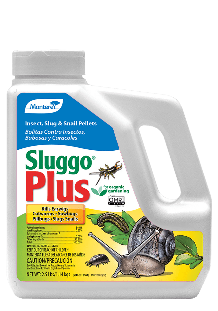 Monterey Sluggo Plus Insect Slug & Snail Killer Bait