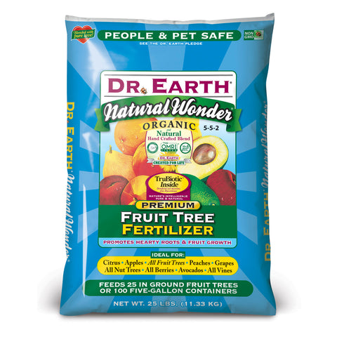 Dr. Earth Natural Wonder Fruit Tree Ferttilizer - 25 Lb