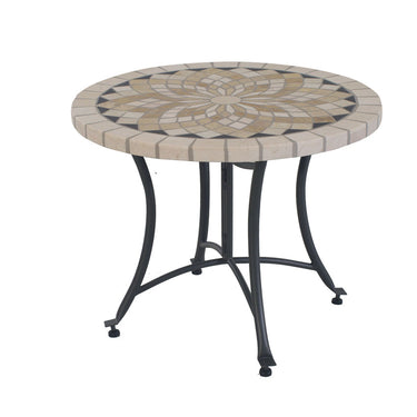 Spanish Marble 24" Accent Table