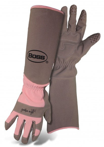 Boss® Guardian Angel Extended Sleeve Ladies' Garden Gloves  - Coral - Medium
