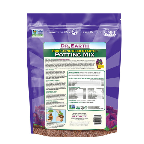 Dr. Earth Root Zone Seed Starting Potting Mix  - 8 qt