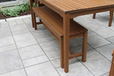 Eucalyptus 3 Person Backless Bench
