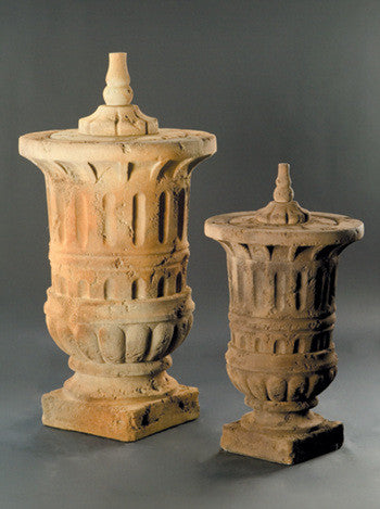 Bloomer Urn with Cap, Large