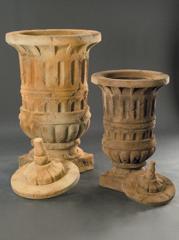 Bloomer Urn with Cap, Large