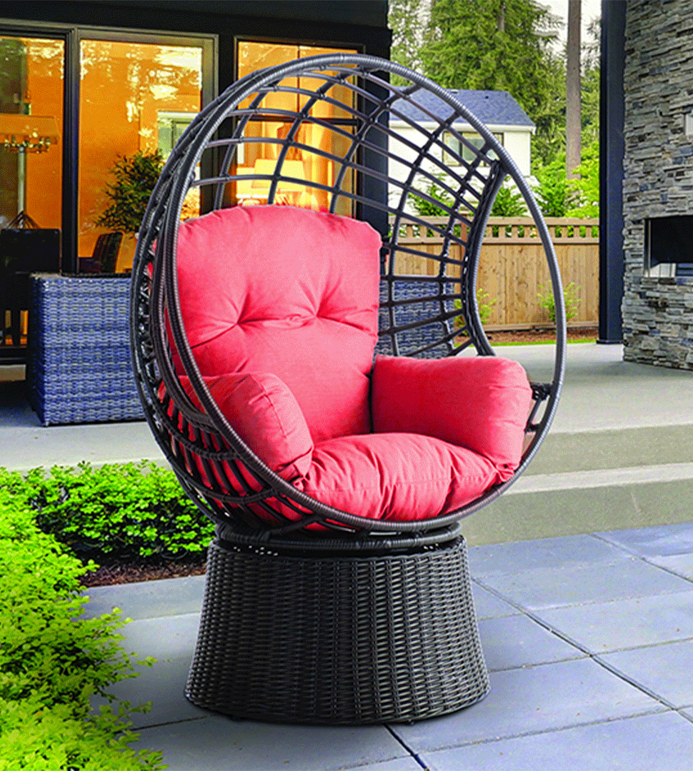 Nadine Swivel Basket Lounger