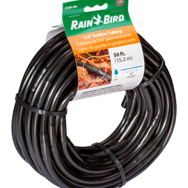 Drip Irrigation 1/4in Emitter Tubing with 6in Spacing