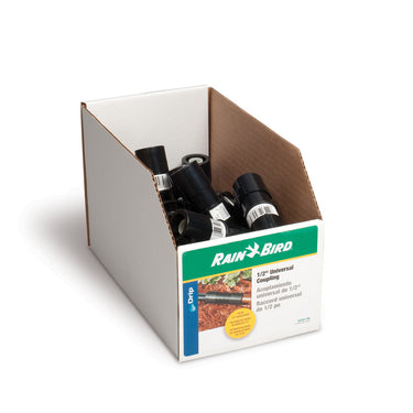 EFC25-1PS Drip Irrigation Easy Fit Universal Coupling, Fits All 1/2in and 5/8in Tubing