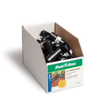 EFE25-1PS Drip Irrigation Easy Fit Universal Elbow, Fits All 1/2in and 5/8in Tubing