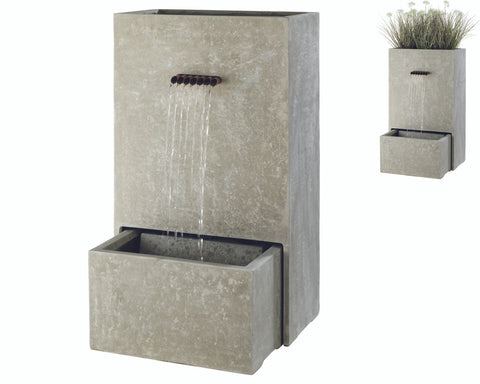 Lightweight Rectangular Spill Fountain - Short