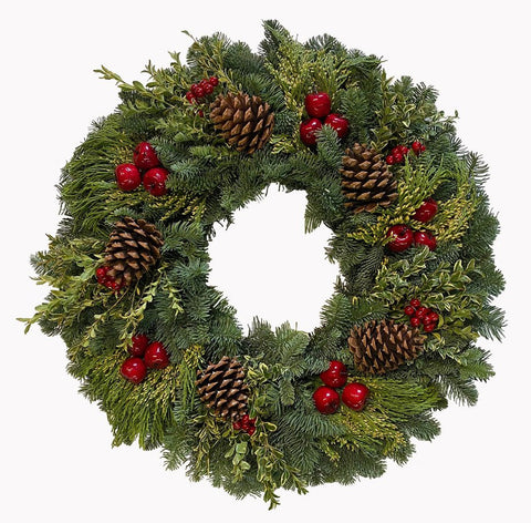 Regal Fruit Wreath - 24 inch
