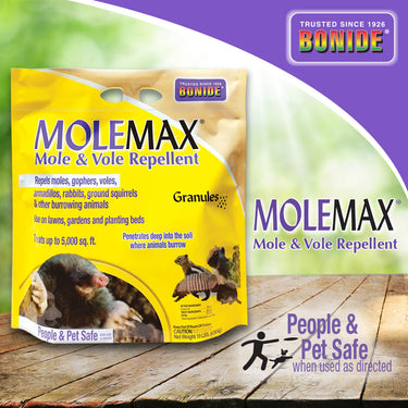 MoleMax® Mole & Vole Repellent Granules - 10 lbs