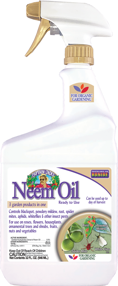 Neem Oil Fungicide, Miticide, & Insecticide Ready-To-Use - 32 oz