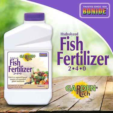 Garden Rich® Fish Fertilizer 2-4-0 Concentrate - 32 oz