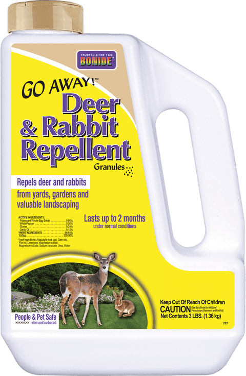 Go Away!® Deer ad Rabbit Repellent Granules - 3 lb