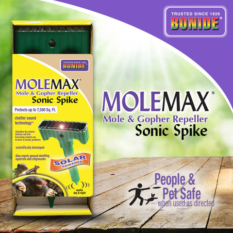 MoleMax® Sonic Stake (Solar) - 1 stake