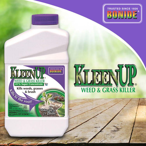 KleenUp® 41% Weed & Grass Killer Concentrate - 32 oz