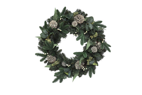 Mount Olympus Wreath – 24" (Artificial, Pre-Lit)